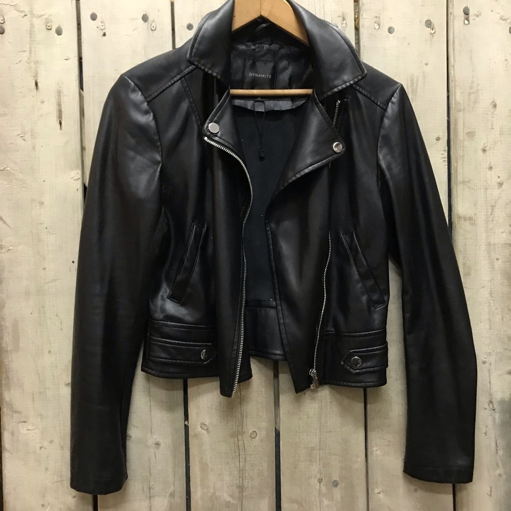 Fun Faux Leather Jacket